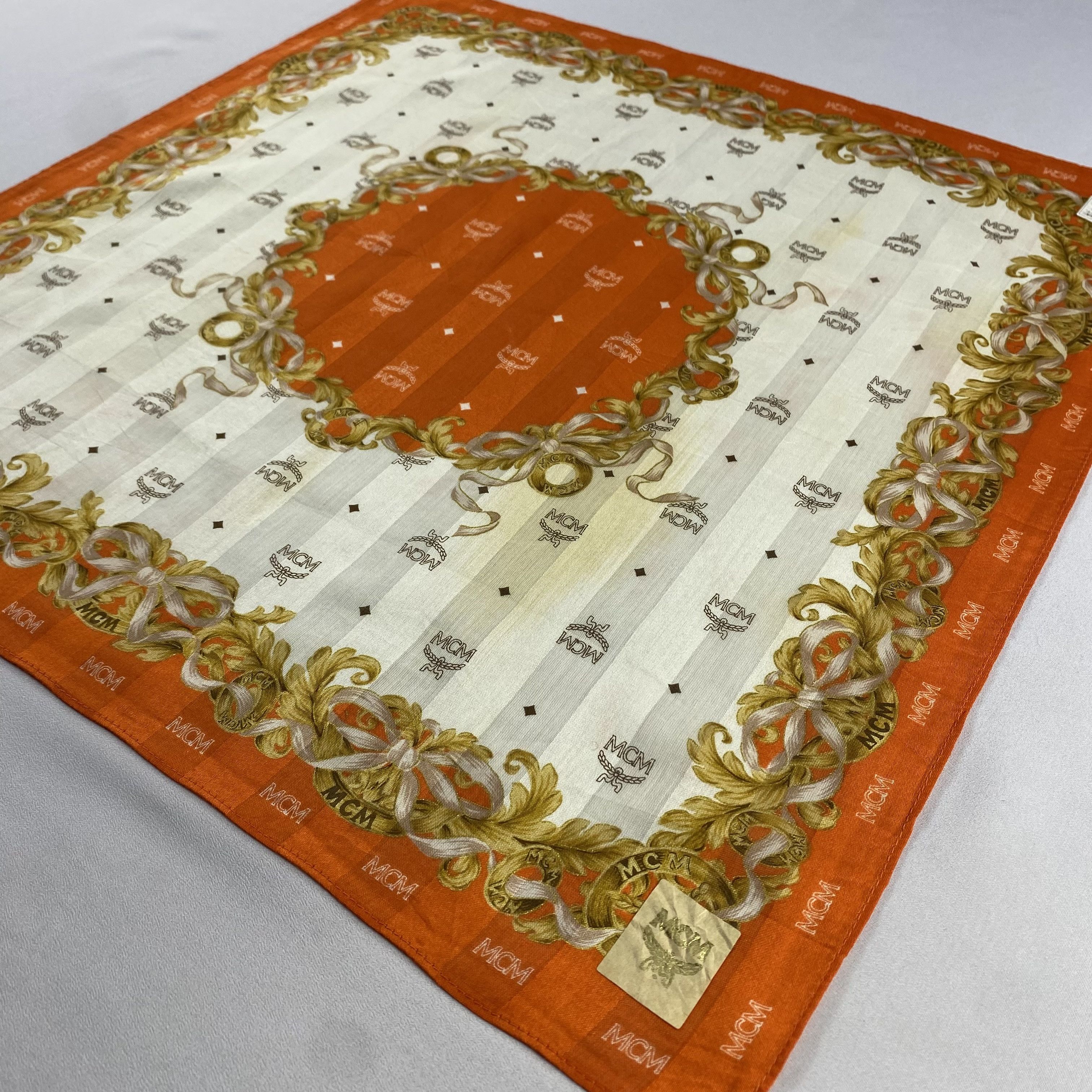 MCM × Vintage MCM Neckerchief / Bandana / Handkerchief-P1195 Size ONE SIZE - 2 Thumbnail