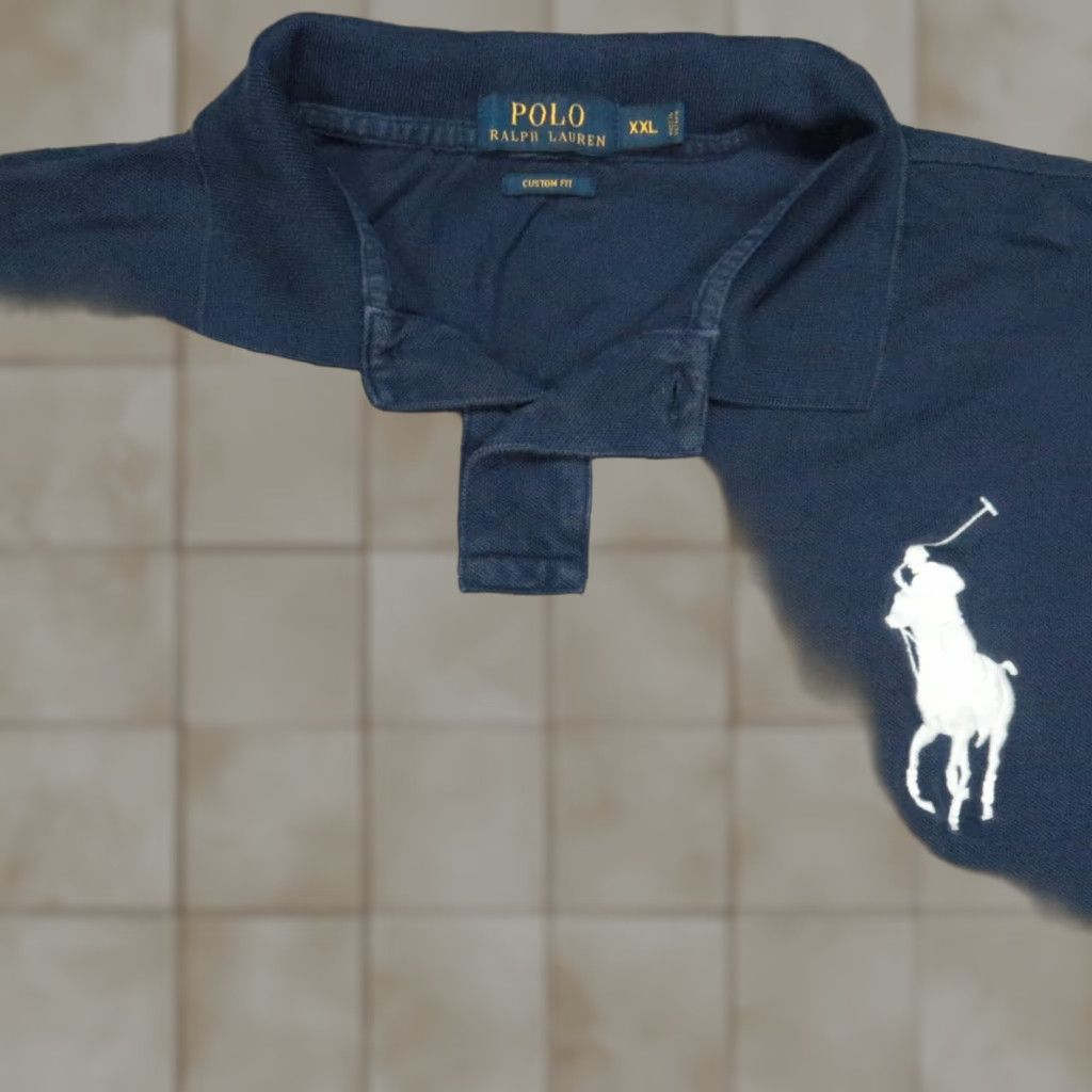 Polo Ralph Lauren Navy Japan & USA Flag Big Pony Polo Ralph Lauren