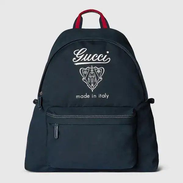 Gucci printed canvas maxi backpack Size ONE SIZE - 1 Thumbnail
