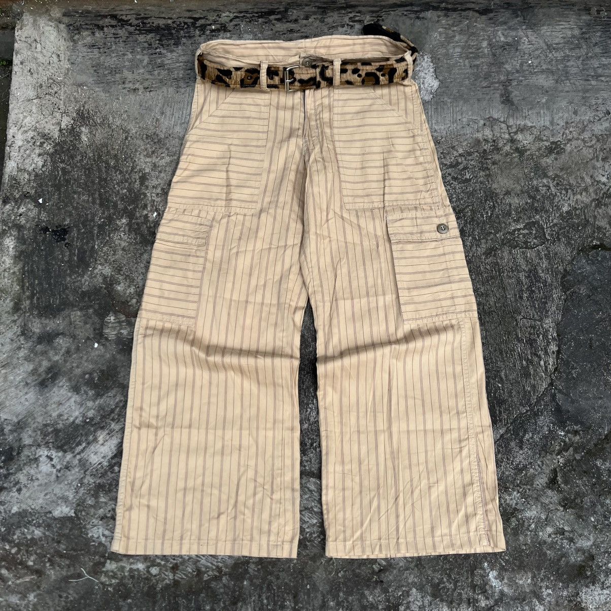 Japanese Brand Gung Ho Cargo Pants Striped Size US 30 / EU 46 - 1 Thumbnail