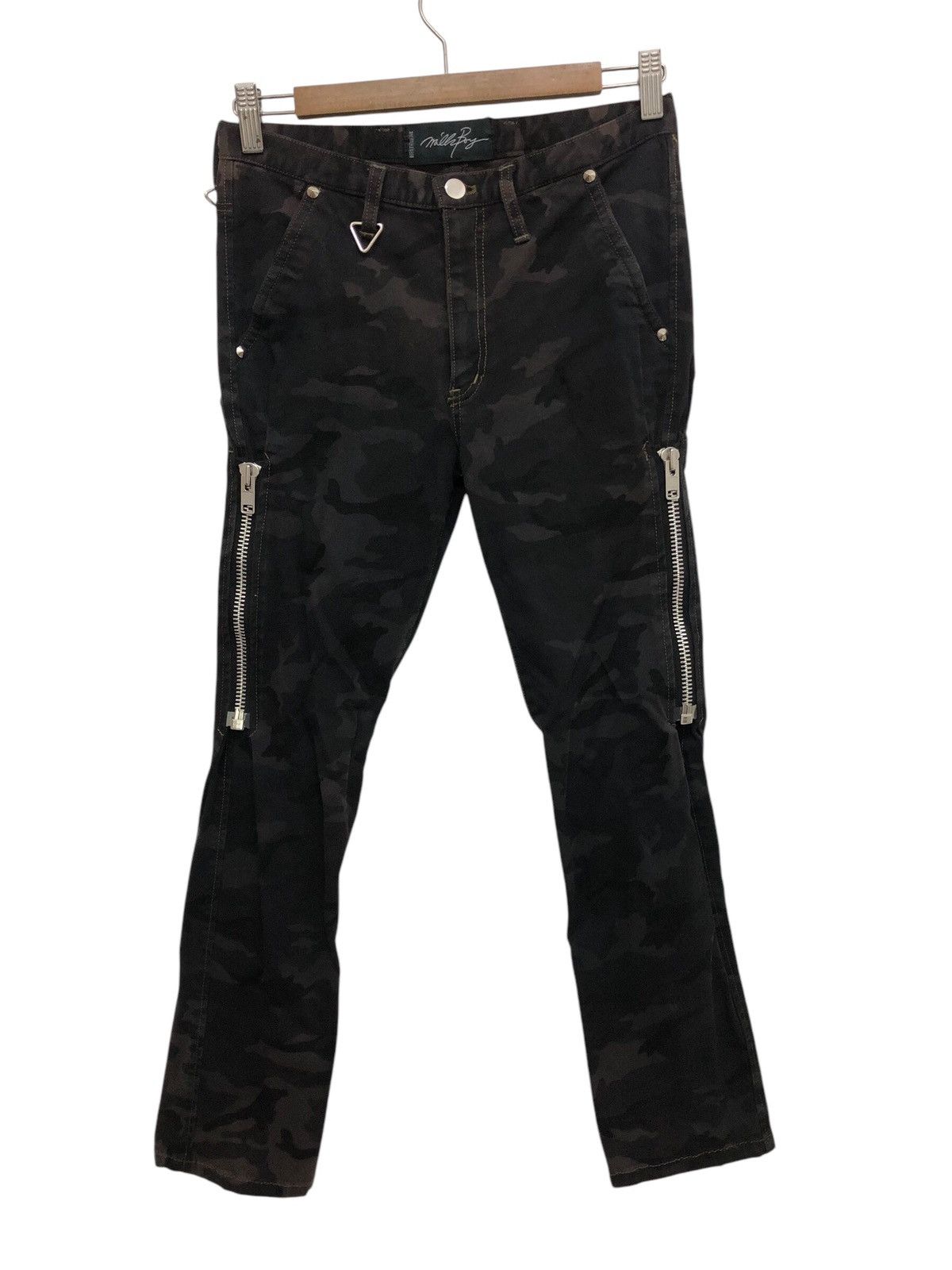 Seditionaries MILK BOY 🔥 CAMOUFLAGE CLASSIC SLIM BONDAGE PUNK PANTS 🇯🇵 Size US 29 - 1 Thumbnail