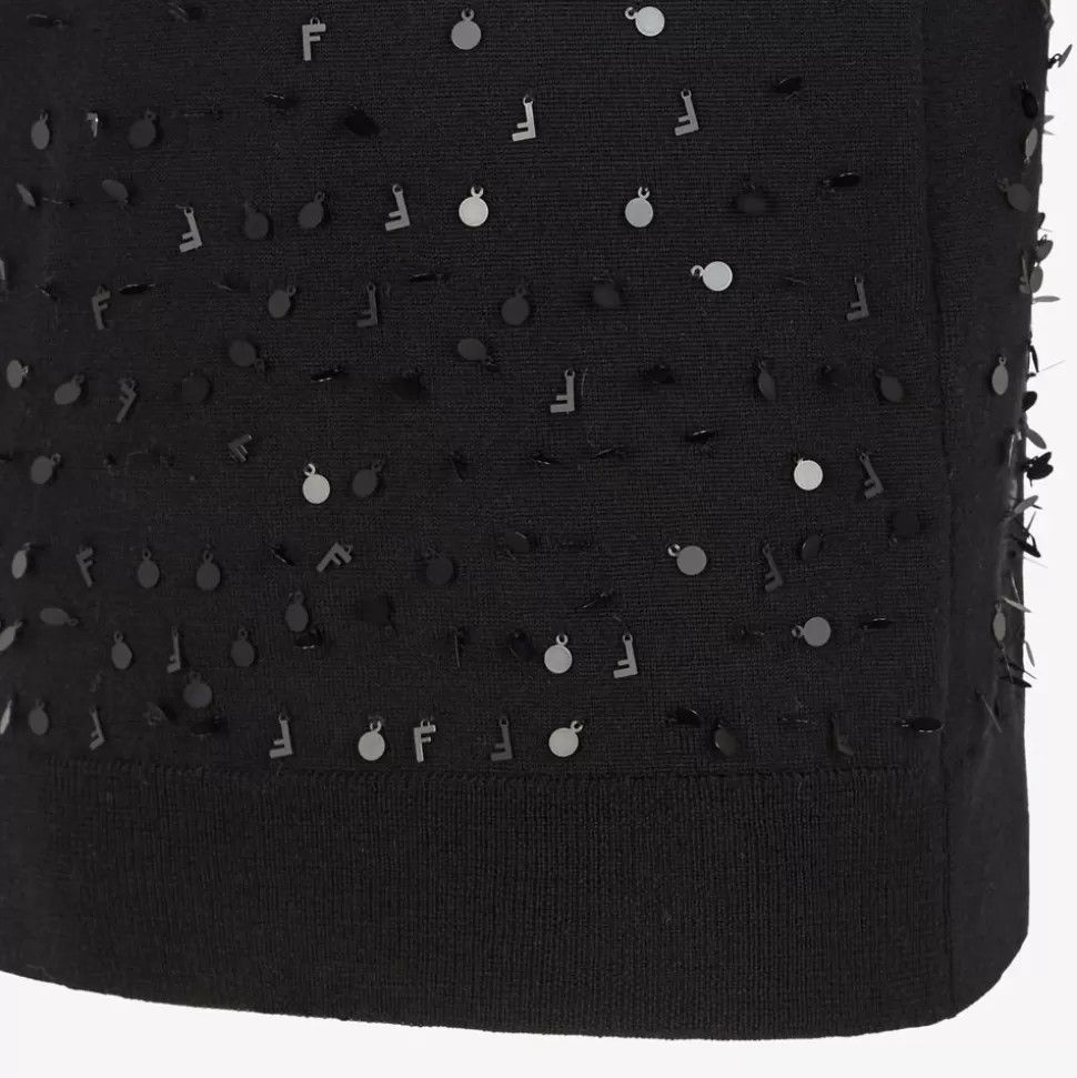 Fendi o1loc1c1024 Sleeveless Gilet in Black Size US M / EU 48-50 / 2 - 3 Thumbnail