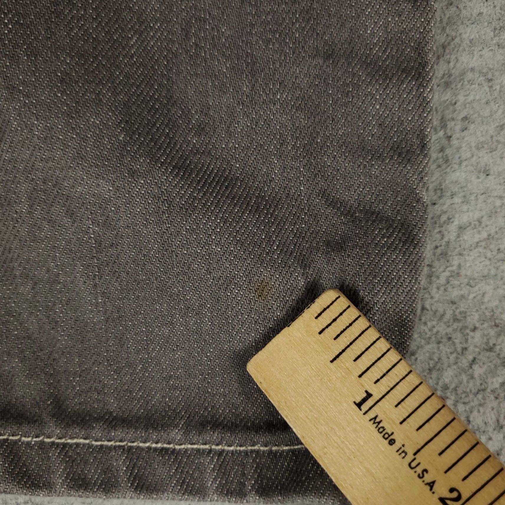 Levi's Levis 501 Jeans Mens Gray Straight Leg Size 38x28 Cotton Denim Pants Size US 38 / EU 54 - 7 Thumbnail