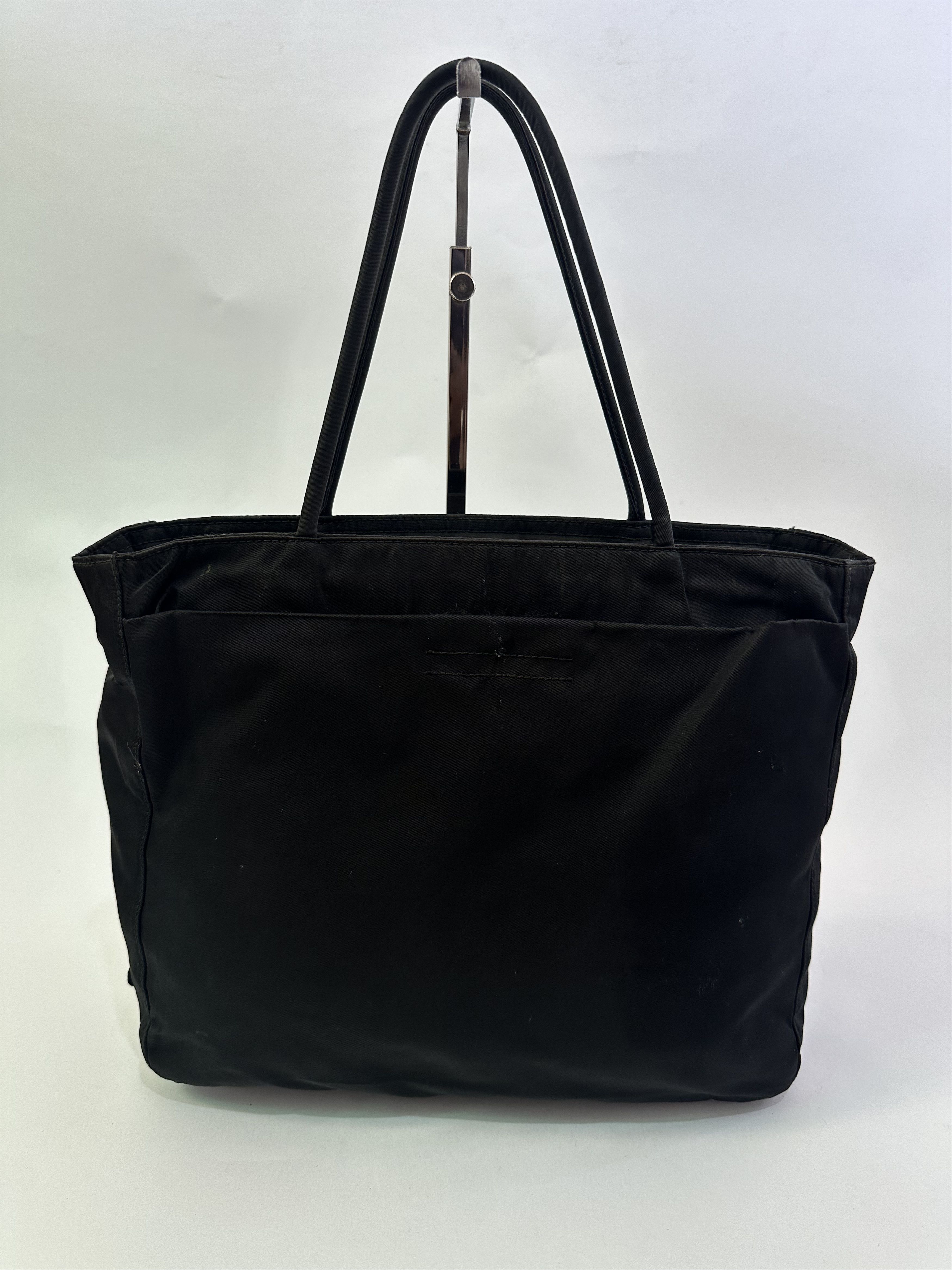 Prada × Vintage Prada Black Nylon Tote Bag Size ONE SIZE - 1 Thumbnail