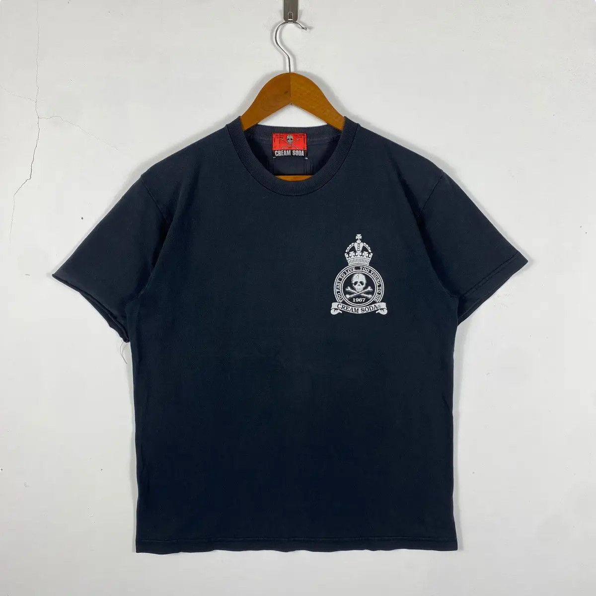 Japanese Brand × Seditionaries Vintage 00's CREAM SODA Graphic Punk Gothic Tee Shirt Size US M / EU 48-50 / 2 - 4 Thumbnail