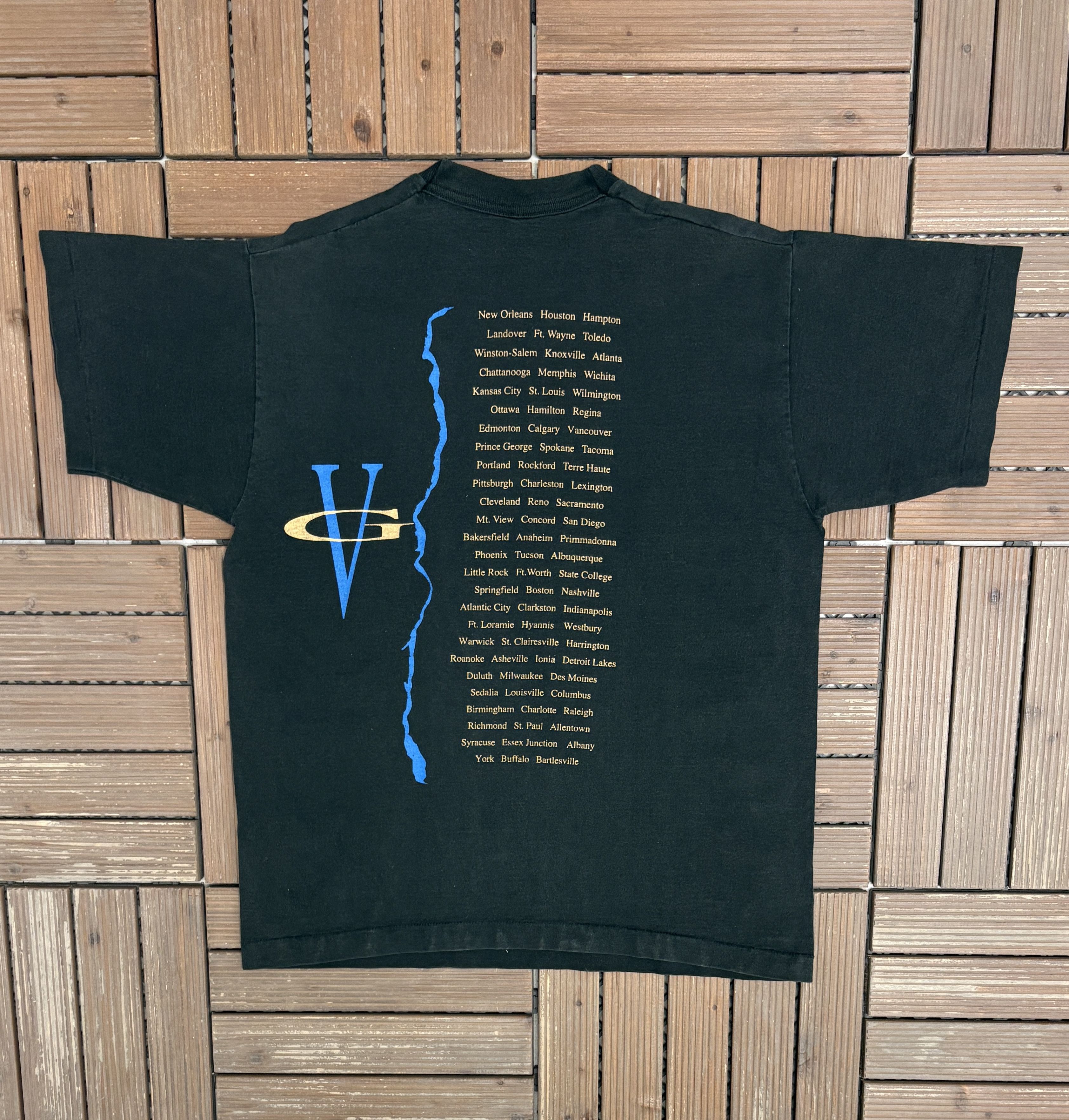 Vintage Vince Gill Kraft Country Tour '97 Vintage Black Tee Size US L / EU 52-54 / 3 - 3 Thumbnail