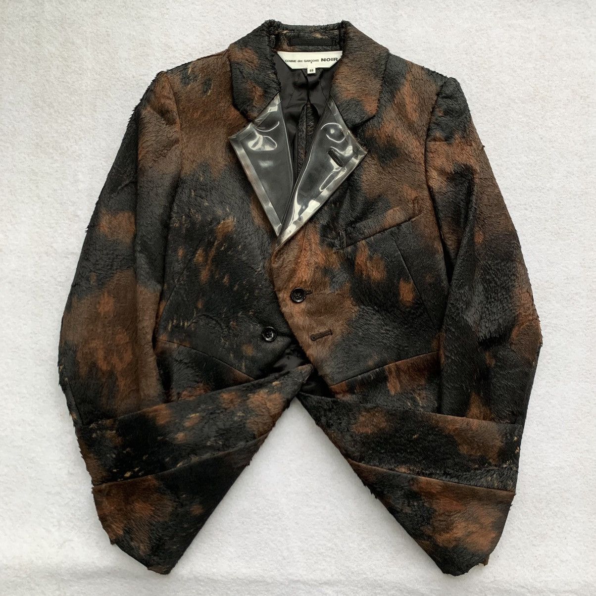 Comme des Garcons COMME des Garcons NOIR AW2005 Faux Fur Shrimp Tail Blazer Size S / US 4 / IT 40 - 3 Thumbnail