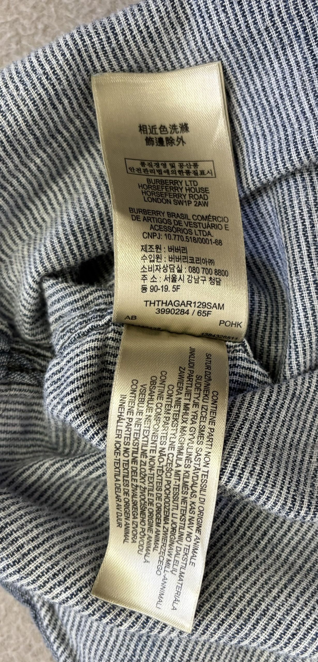 Burberry Burberry shirt denim Medium Size US M / EU 48-50 / 2 - 13 Thumbnail