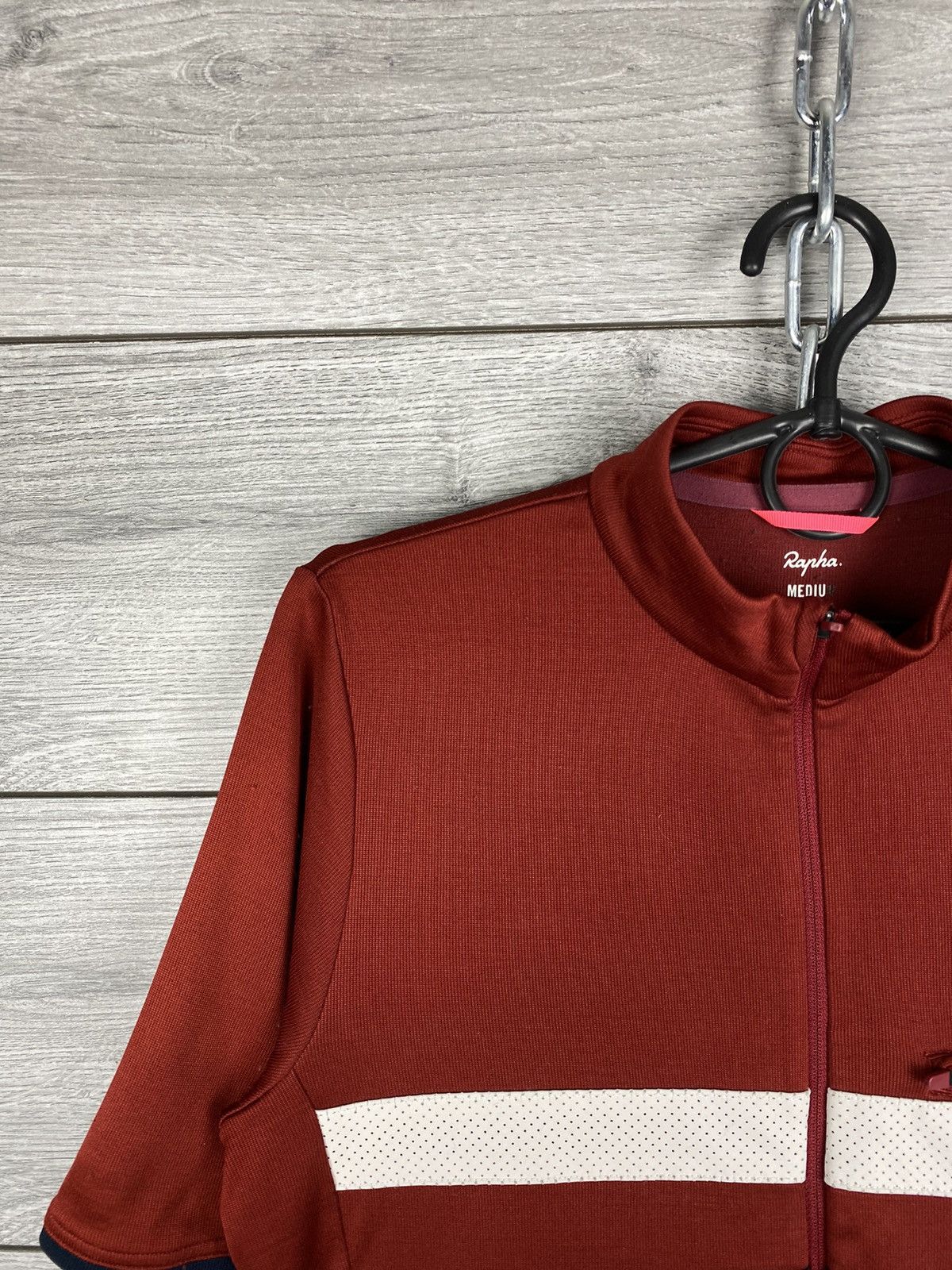 Rapha Mens Wool Rapha Cycle Jersey Size US M / EU 48-50 / 2 - 3 Thumbnail