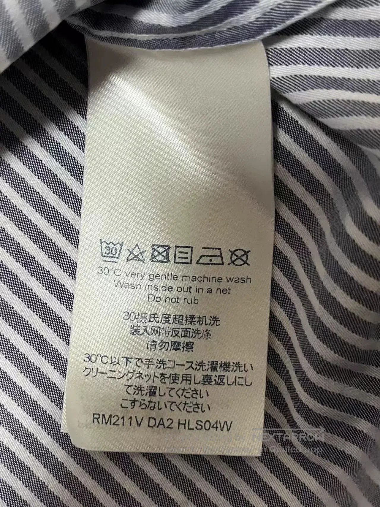 Louis Vuitton Louis Vuitton Ink Logo Striped Shirt. Size US M / EU 48-50 / 2 - 6 Thumbnail