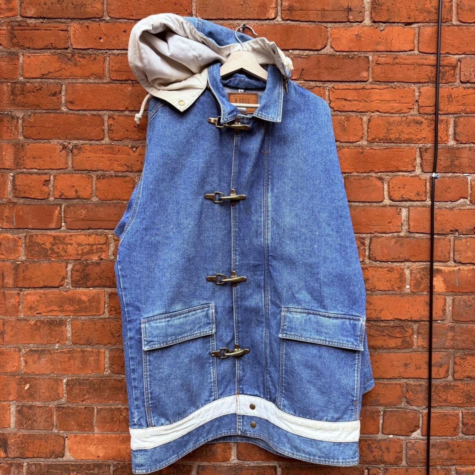 Other Vintage b free authentic rugged wear heavy fireman’s jacket Size US L / EU 52-54 / 3 - 3 Thumbnail