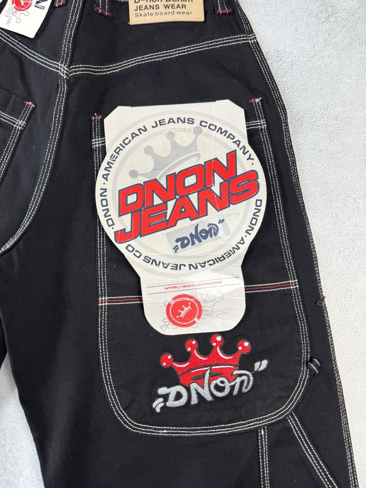 Japanese Brand Vintage D-NON Skateboard Denim Pants Jeans size 26 Size US 26 / EU 42 - 4 Thumbnail