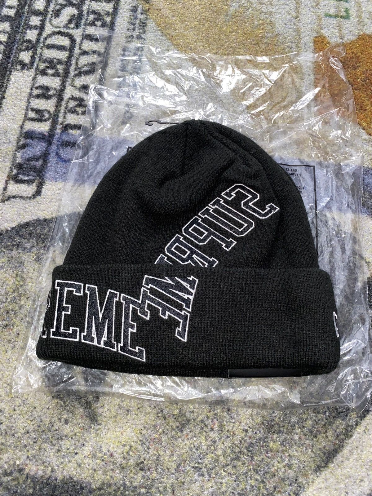 New Era × Supreme Supreme New Era Multi Arc Beanie Black Size ONE SIZE - 2 Thumbnail