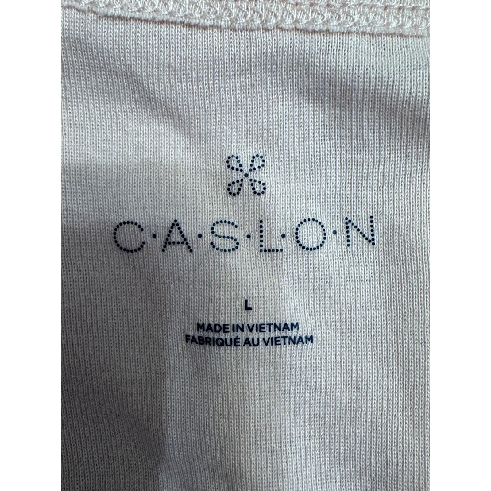 Other Caslon Women's Pink Crew Neck 100% Cotton Tank Top L NWOT Size L / US 10 / IT 46 - 7 Thumbnail