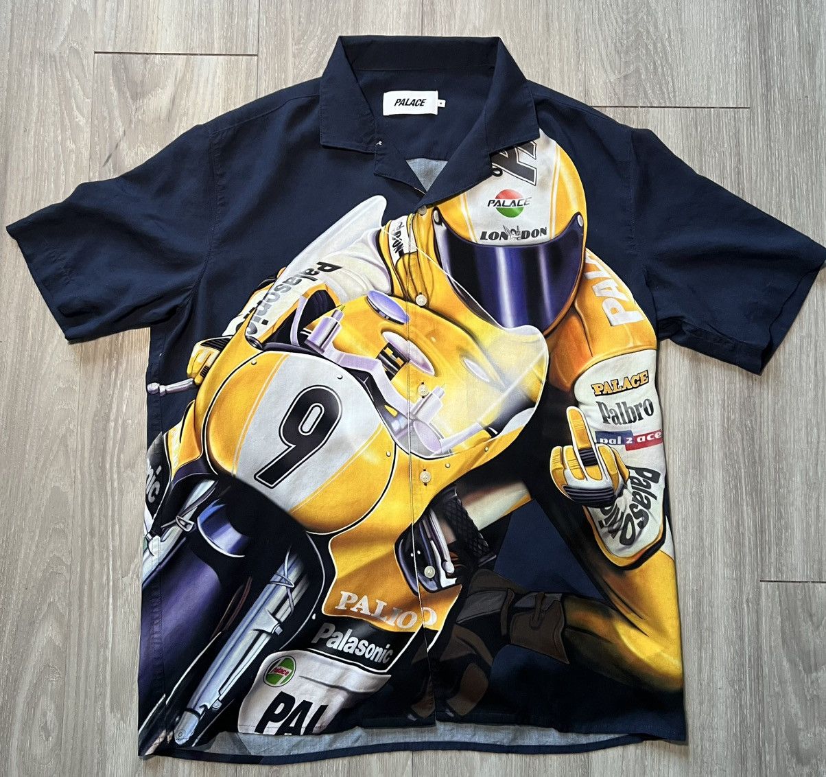 Palace Summer 23 Ultimate Chill Shirt Crystallised Blue | Grailed