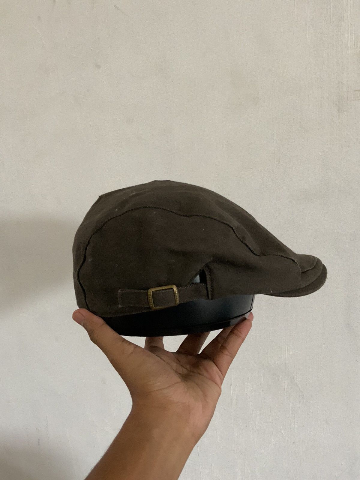 Japanese Brand Hide Trading Black Fade Flat Baretta Hat Size ONE SIZE - 4 Thumbnail