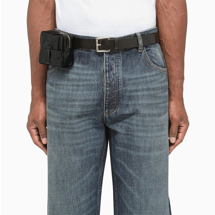 Bottega Veneta o1bcso1str0824 Size : 115 / Cassette Belt in Black Size 44 - 2 Thumbnail
