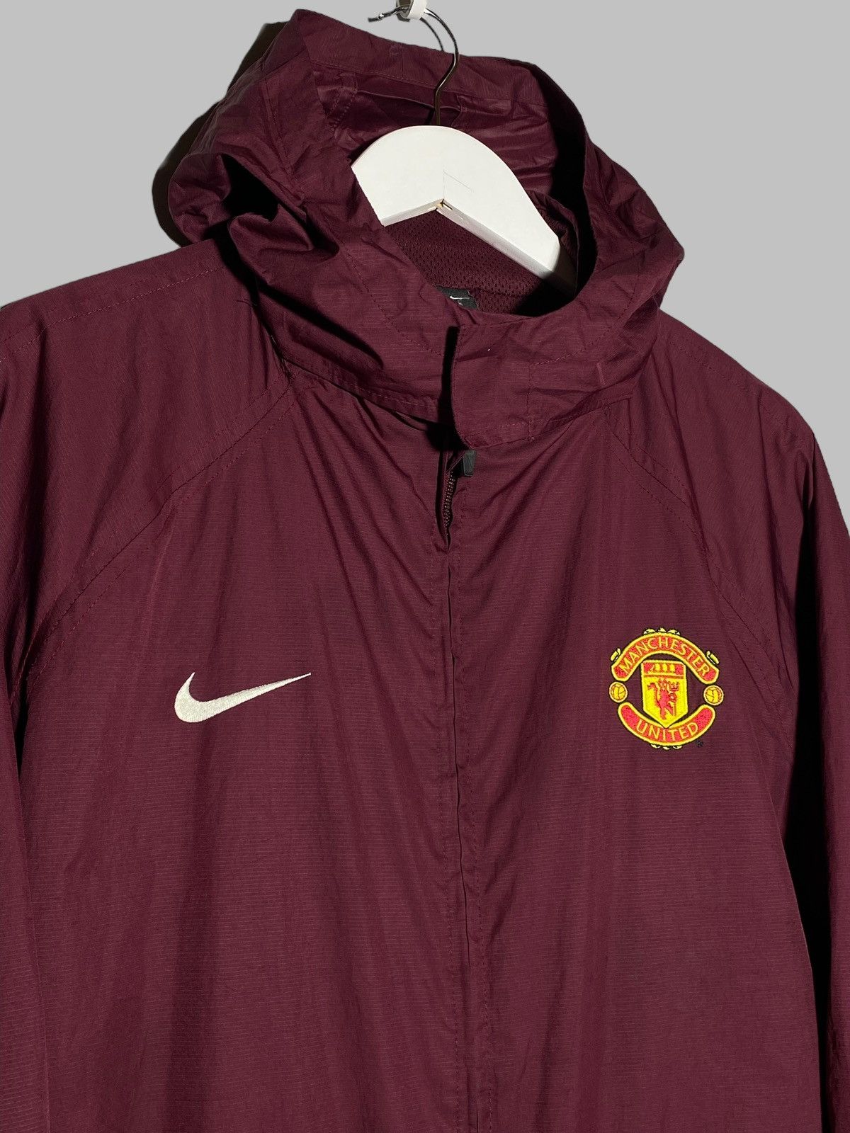 Nike 🔥 Y2K NIKE MANCHESTER UNITED JACKET DRILL VINTAGE FOOTBALL Size US XL / EU 56 / 4 - 5 Thumbnail