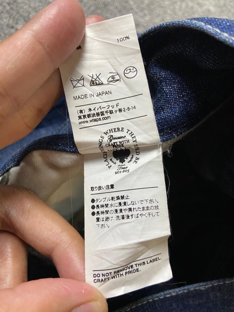 Wtaps 🔥 WTAPS Brand Straight Cut Denim Jeans 🔥 (135) Size US 32 / EU 48 - 6 Thumbnail