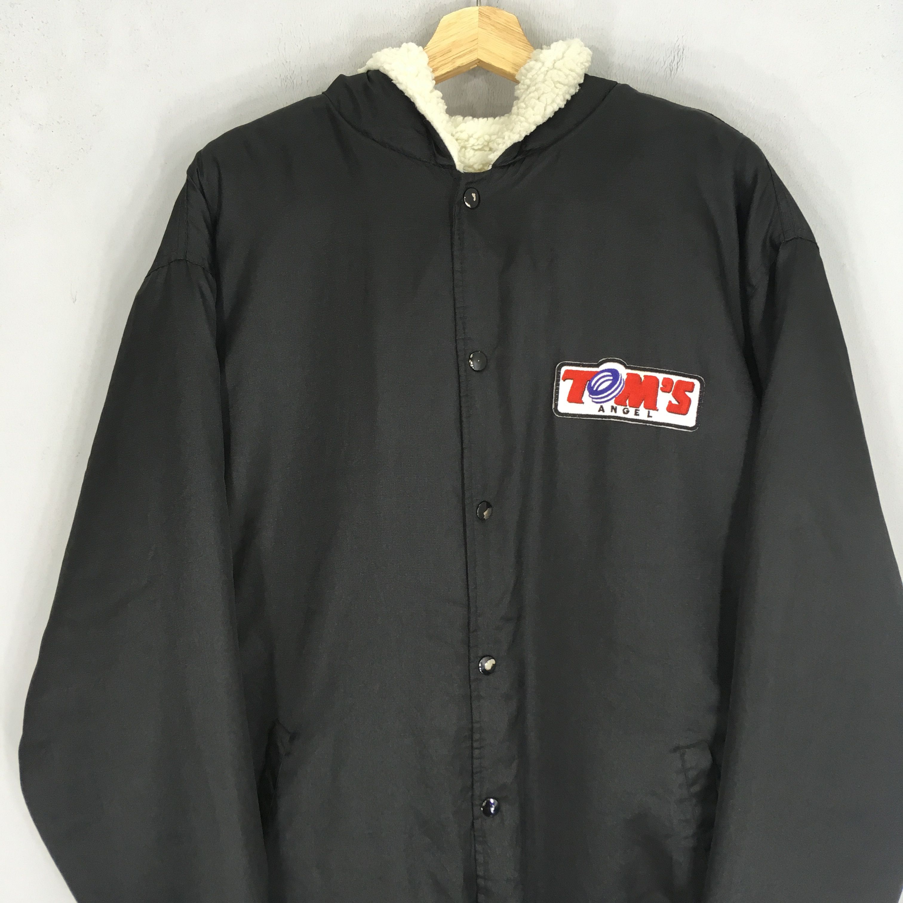 Toms Vintage 90s Tom's Sherpa Lining Motorsport Racing Hoodie Size US M / EU 48-50 / 2 - 4 Thumbnail