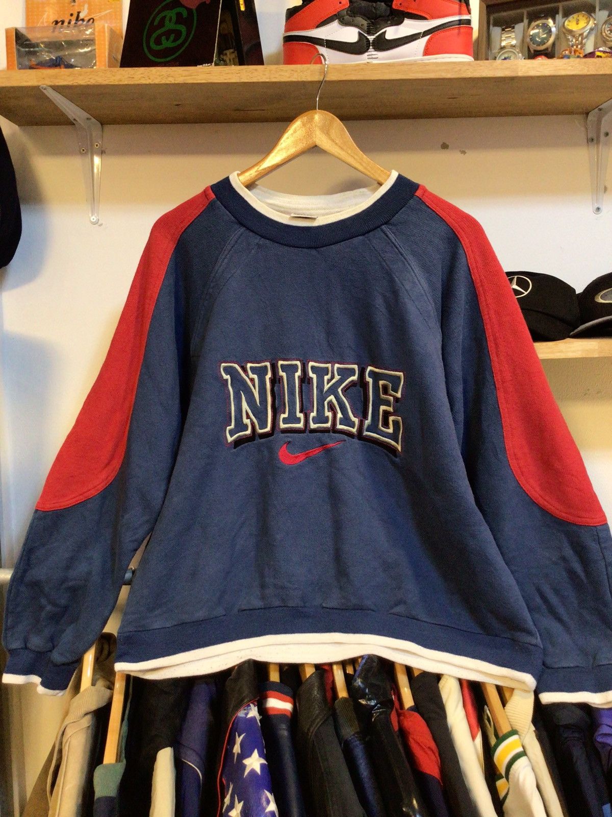 Vintage Nike Spell Out 90s Sweatshirt Crewneck Sweater