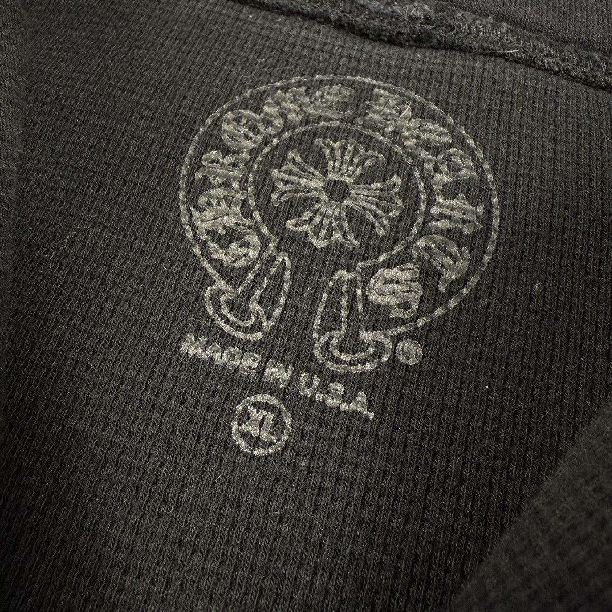 Chrome Hearts Chrome Hearts Los Angeles Thermal Horseshoe Black Zip Hoodie Size US XL / EU 56 / 4 - 9 Thumbnail
