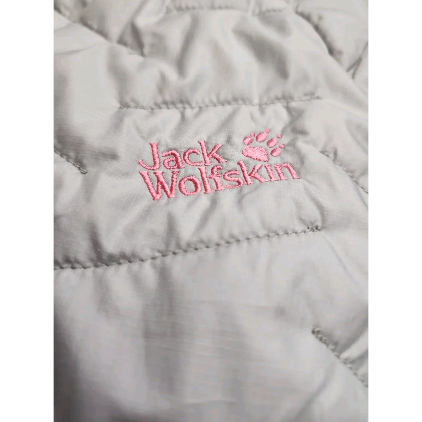 Jack Wolfskin Womens Jack Wolfskin Vest - Packable Puffer Zip Gray Stormlock - S - Sleeveless - Quilted - Lightweight - Regular - Gray - Women - Vest Size S / US 4 / IT 40 - 3 Thumbnail