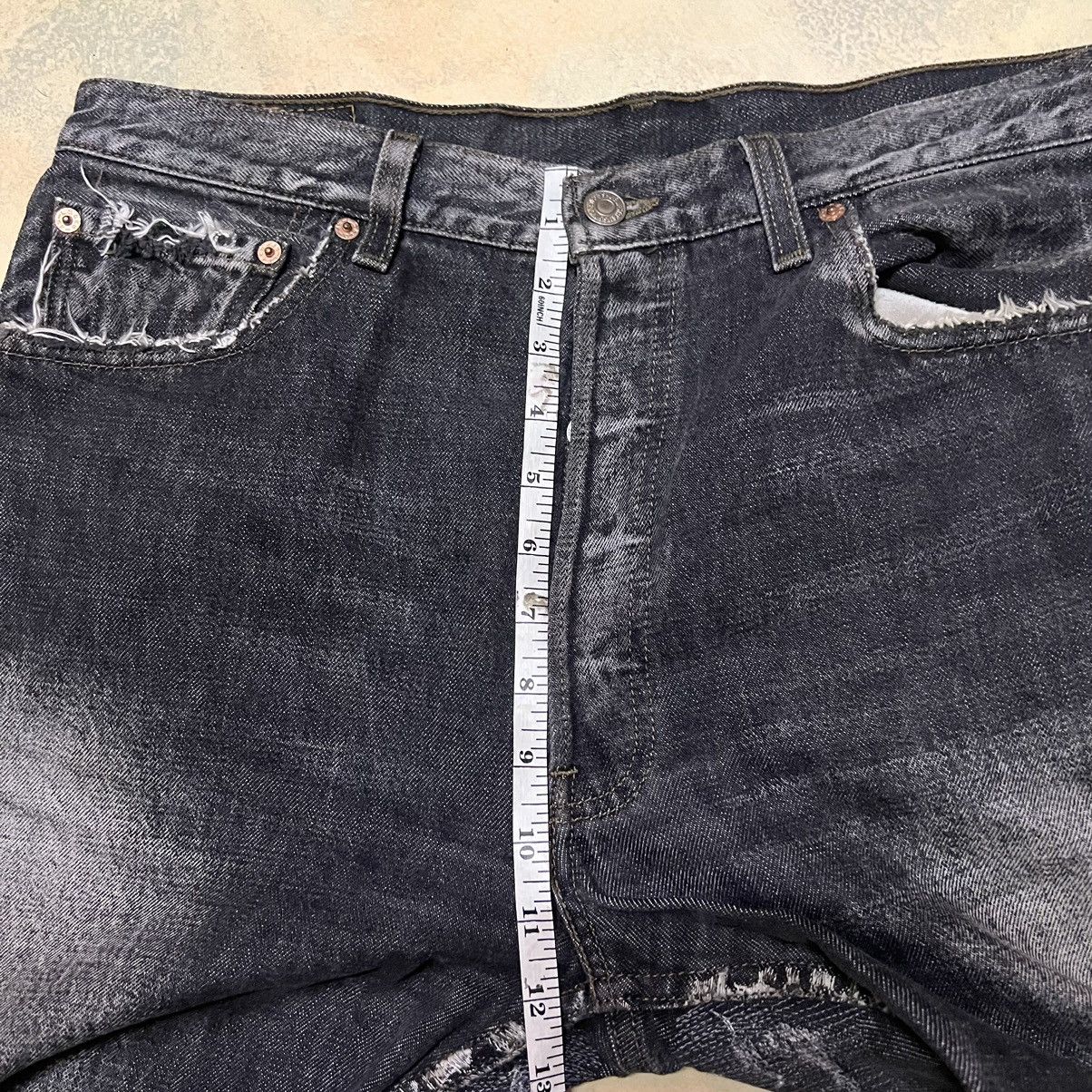 Levi's Vintage Distressed Levis Lot 501 Denim Jeans Size US 34 / EU 50 - 5 Thumbnail