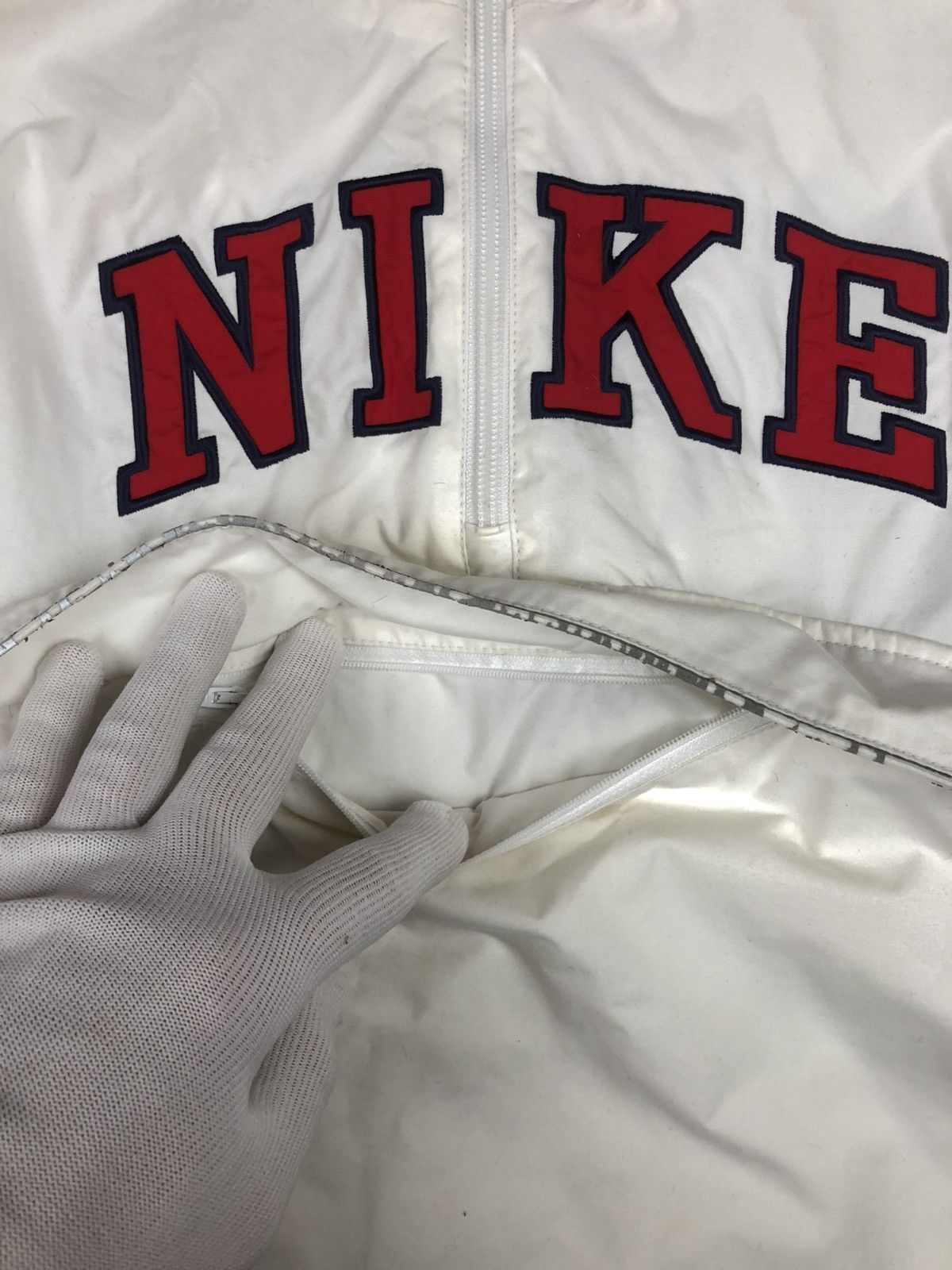 Nike Nike Vintage Anorak Fleece Jacket Reflective Size US S / EU 44-46 / 1 - 3 Thumbnail