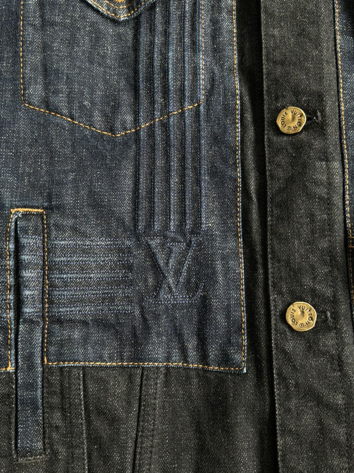 Louis Vuitton Louis Vuitton - Bow Panneled Denim Jacket Size US S / EU 44-46 / 1 - 5 Thumbnail