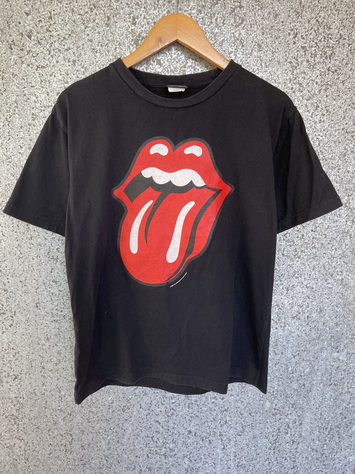 image of Band Tees x The Rolling Stones Vintage 2002 VTG The Rolling Stones T Shirt World Tour in Black (Siz