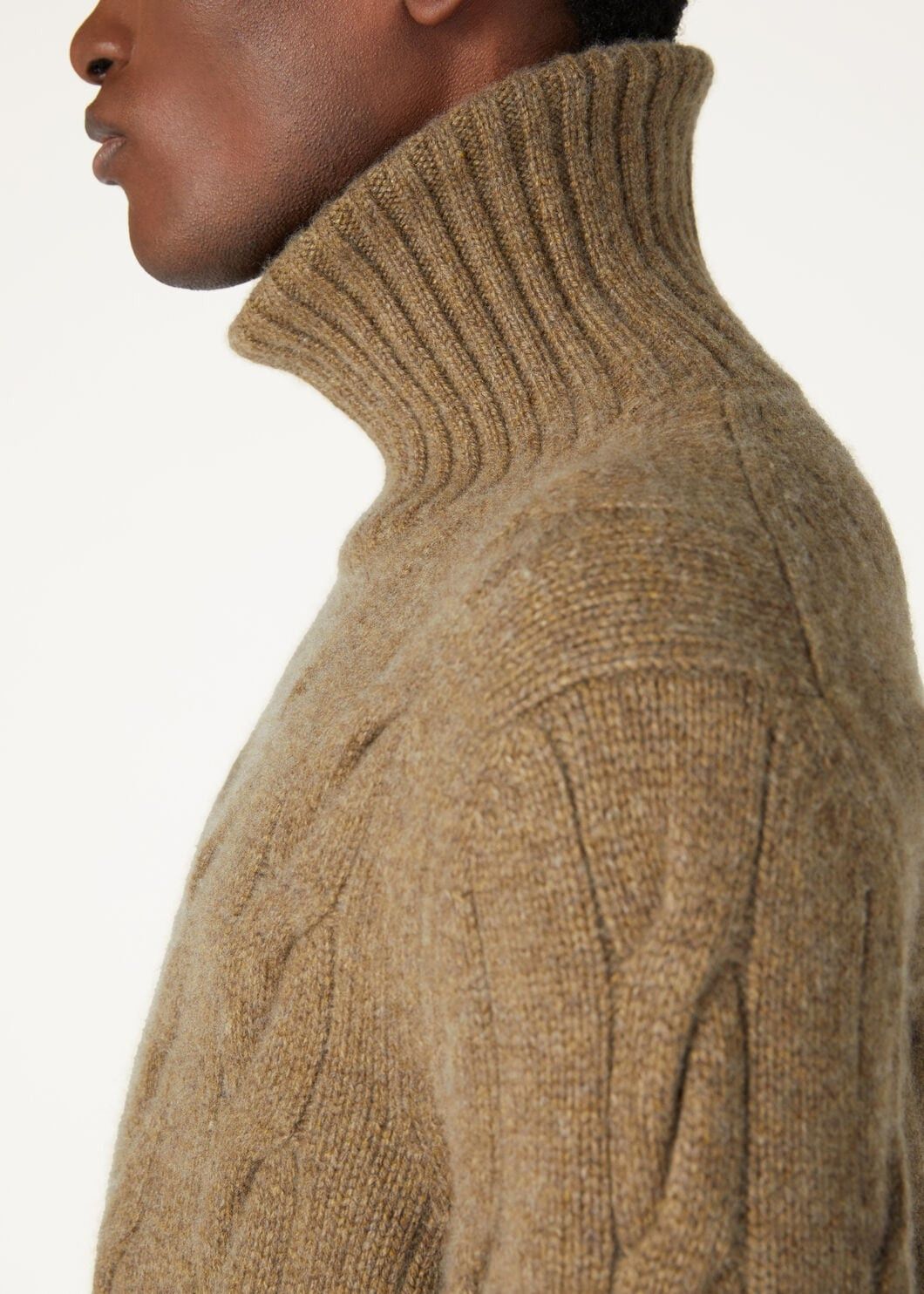 Loro Piana o1w1db10725 FAO3411 Napier Turtleneck Sweater in Brown Size US M / EU 48-50 / 2 - 3 Thumbnail