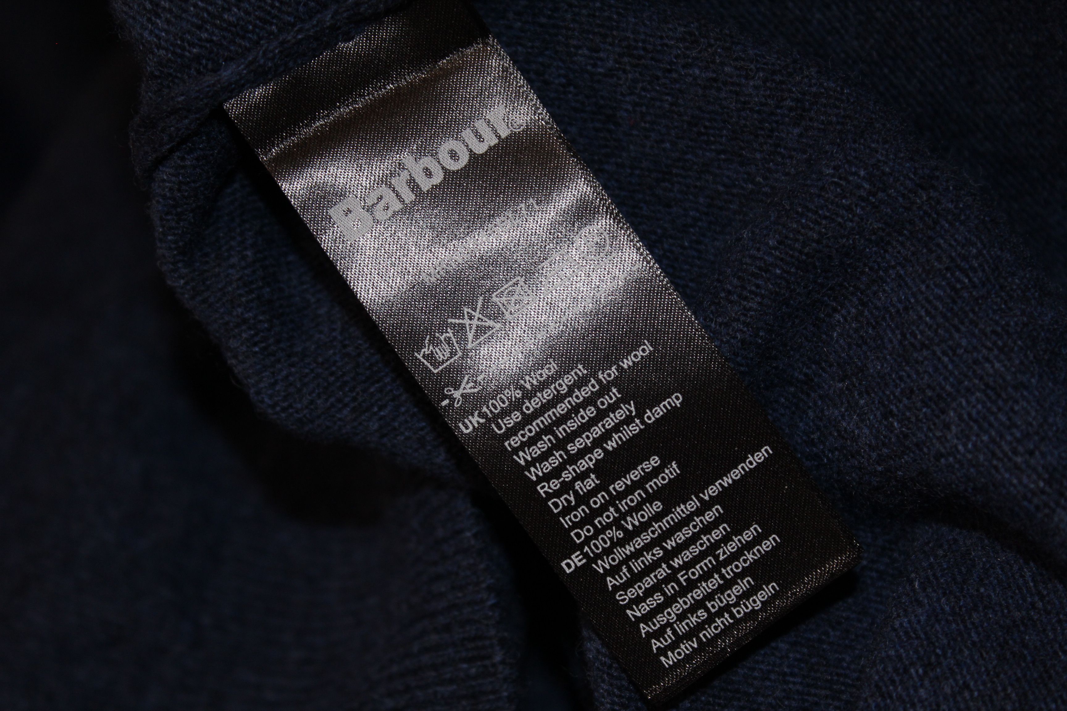 Barbour BARBOUR Crew Neck Wool Sweater Jumper Size XL Size US XL / EU 56 / 4 - 7 Thumbnail