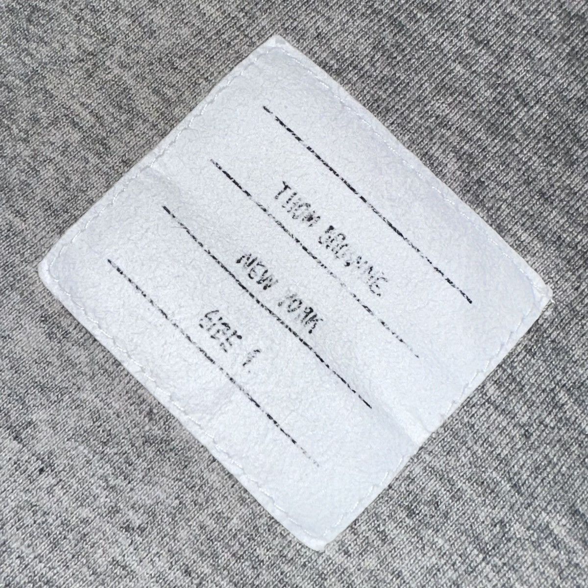 Thom Browne Thom Browne Contrast Trim Ringer Short Sleeve T-Shirt Gray 1 Size US S / EU 44-46 / 1 - 4 Thumbnail