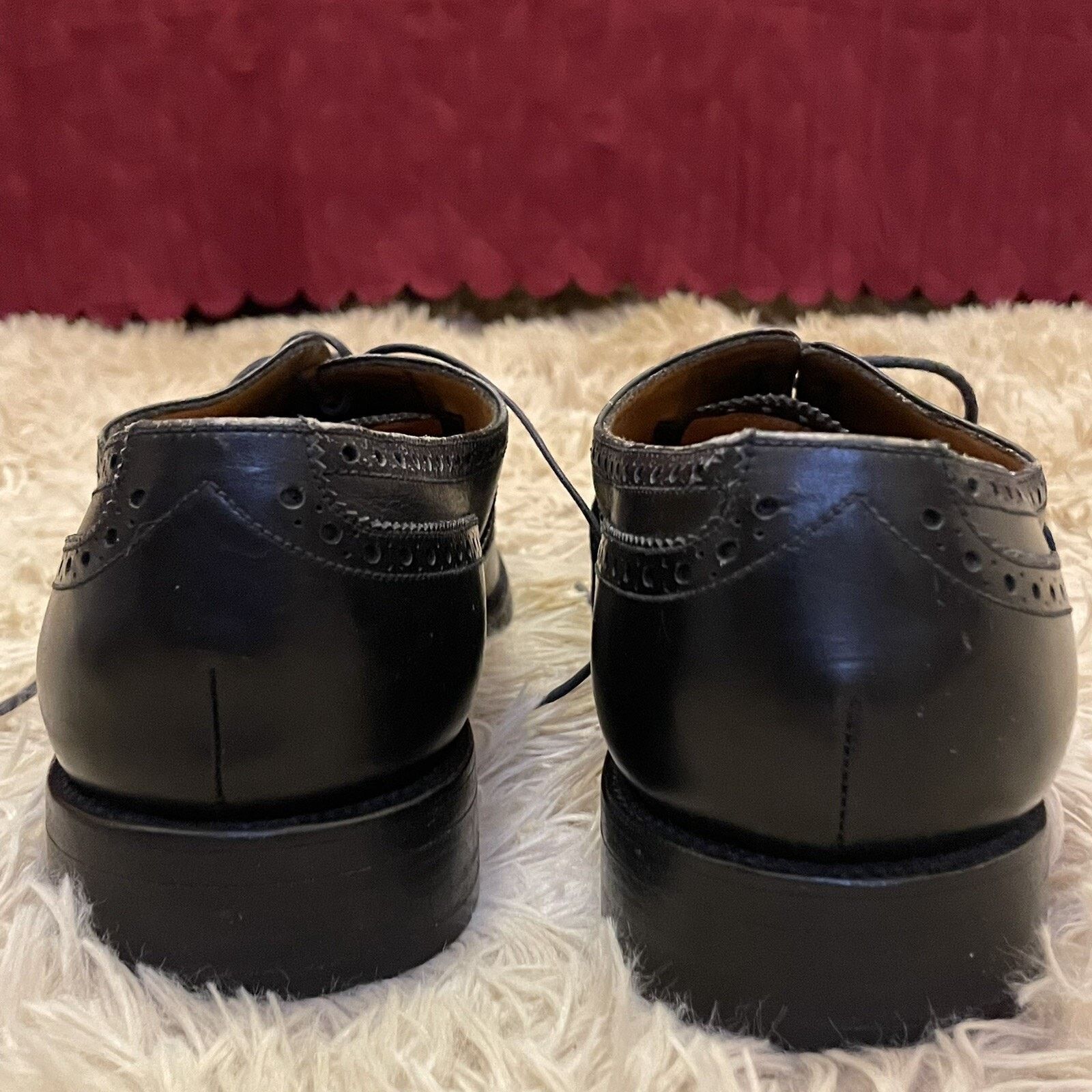 J.M. Weston JM Weston Oxfords brogues Shoes Cap Toe Black Leather Mens Size US 11 / EU 44 - 7 Thumbnail