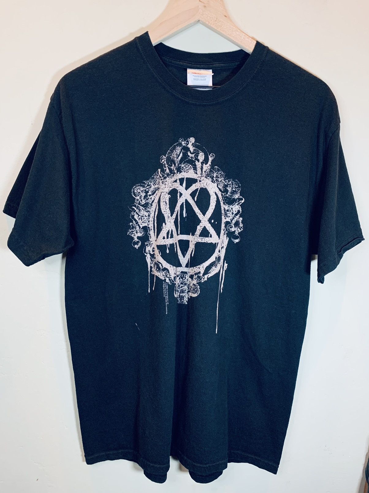 Band Tees × Vintage *RARE* Vintage 2006 HIM USA Tour Band T-Shirt Y2K Bam Shirt Size US L / EU 52-54 / 3 - 1 Thumbnail