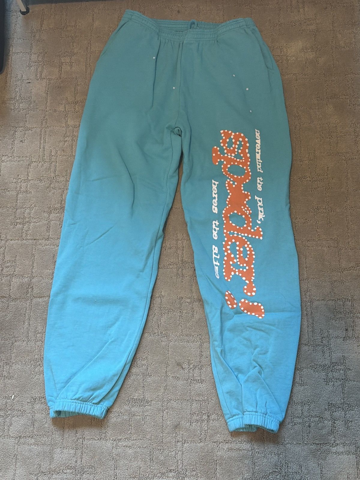 Sp5der Sp5der blue sweatpants Size US 36 / EU 52 - 1 Thumbnail