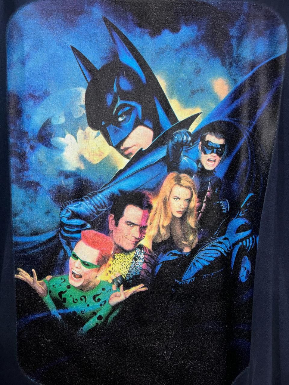 Vintage Batman Forever 1995 vintage movie promo tee Size US L / EU 52-54 / 3 - 1 Thumbnail