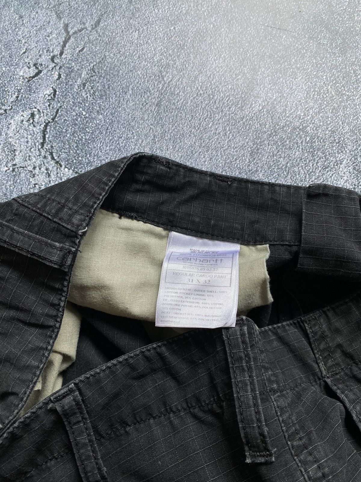Carhartt × Vintage Carhartt Wip 31/32 Faded Cargo Pocket Logo Pants Trousers Size US 32 / EU 48 - 12 Thumbnail