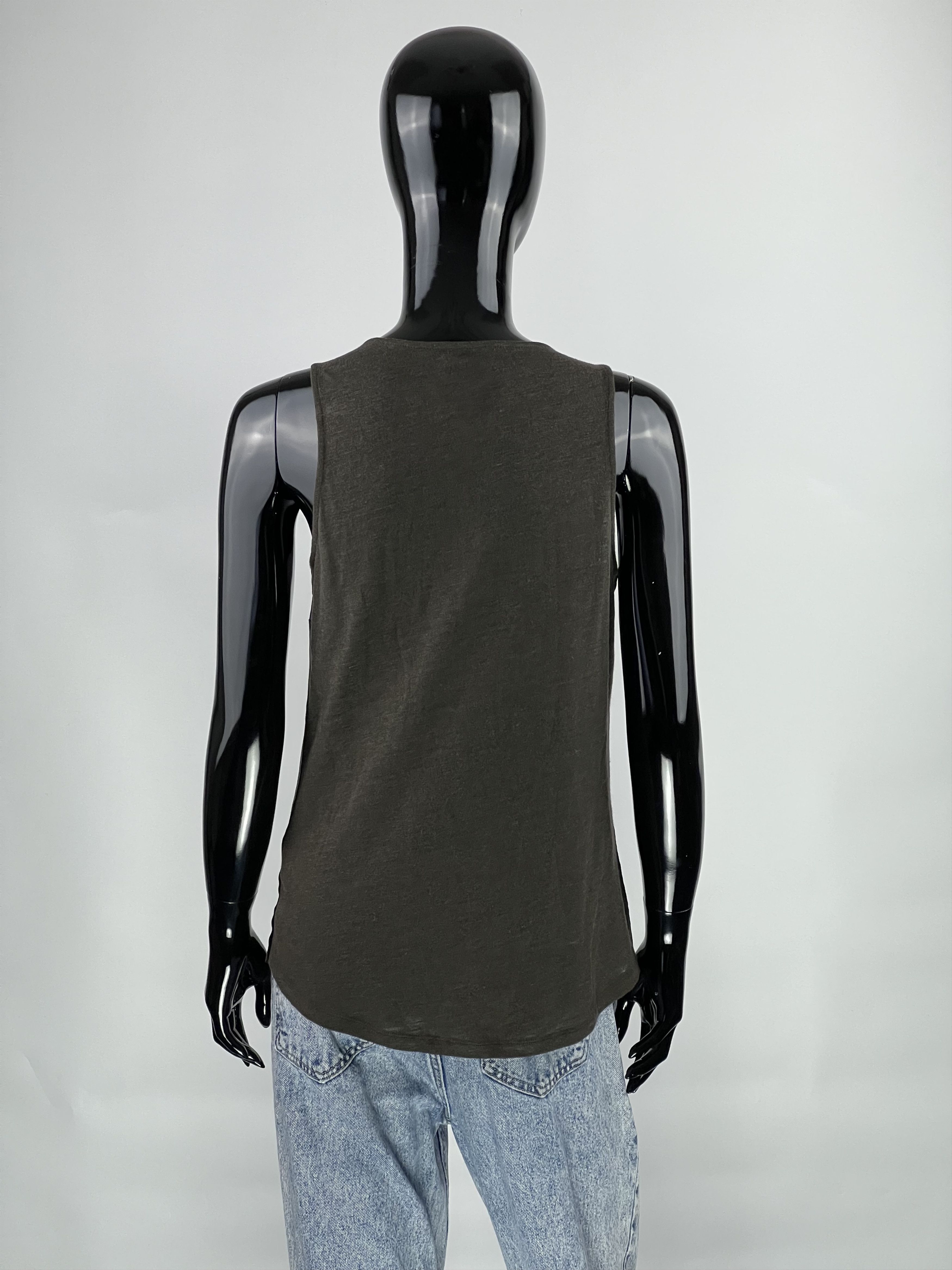 MAJESTIC FILATURES Majestic Filatures Front Leather Tank Top Size 1 Size S / US 4 / IT 40 - 3 Thumbnail