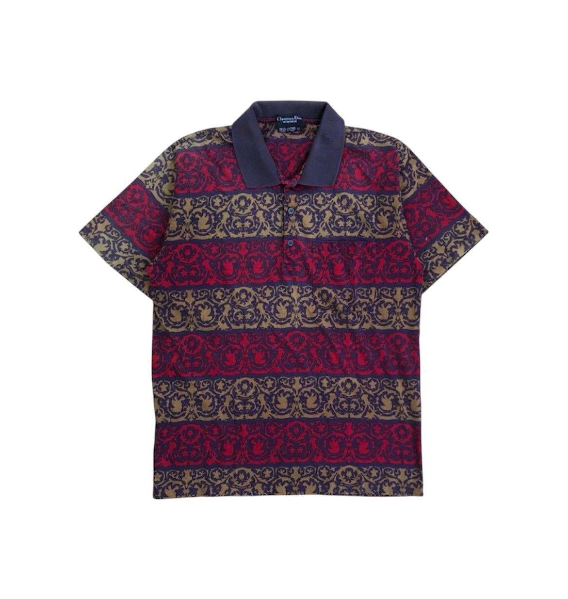 Dior Christian Dior Monsieur Patern Multicolor Polos Size US M / EU 48-50 / 2 - 1 Thumbnail