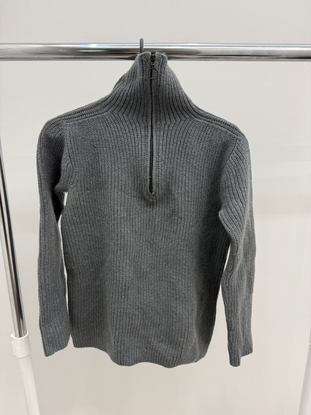 hannes roether Hannes Roether Avant Garde Wool Zip Sweater Size US S / EU 44-46 / 1 - 2 Thumbnail