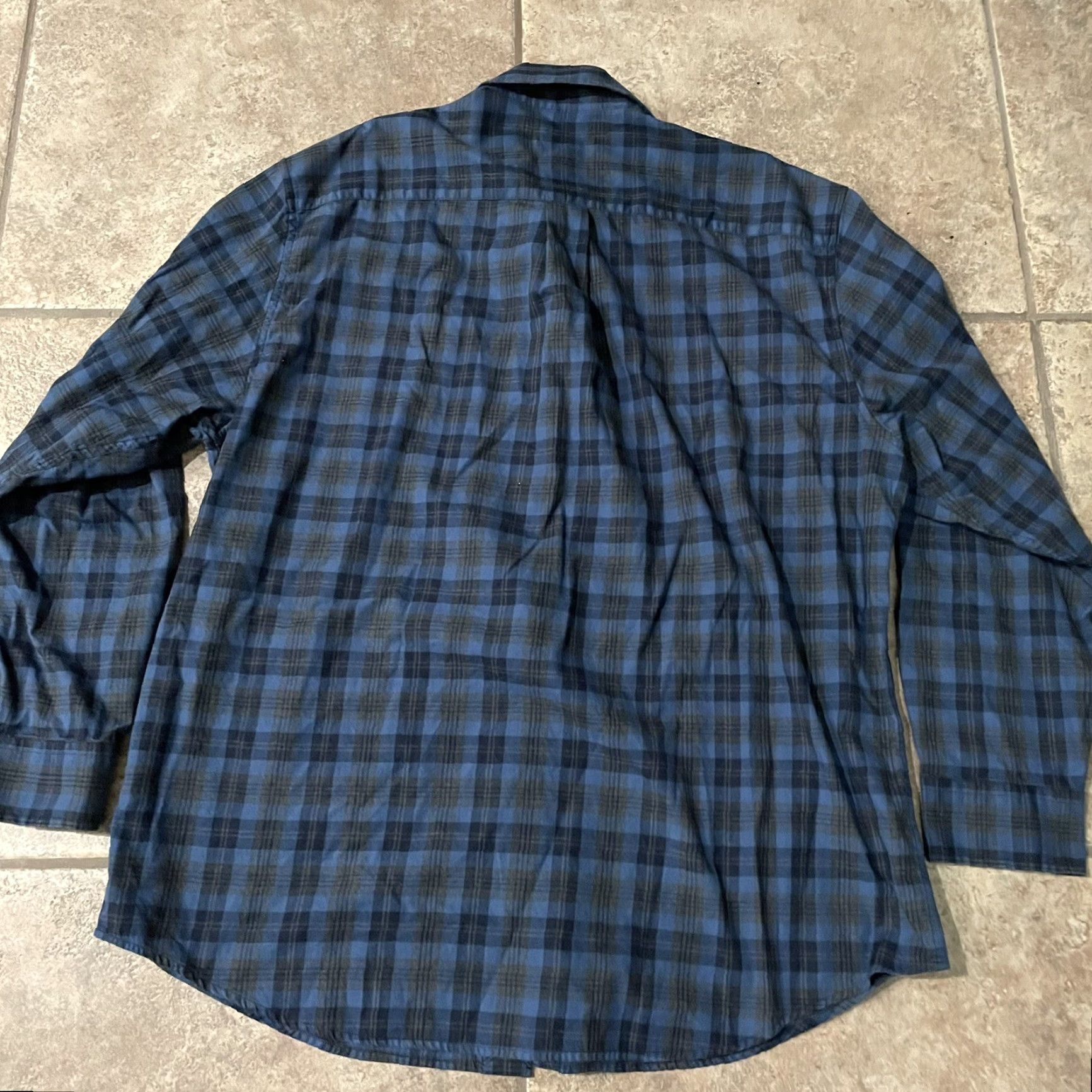 Pendleton VINTAGE Pendleton Shirt Plaid Long Sleeve Button-Down Men XL Blue Adult Large Men’s Size US XL / EU 56 / 4 - 5 Thumbnail