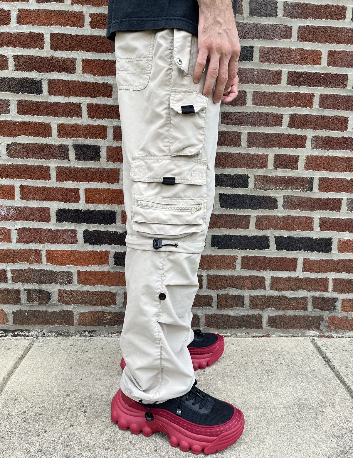 JNCO × Vintage CRAZY VINTAGE JOCKO GYM HIP-HOP MULTI POCKET PANTS Size US 30 / EU 46 - 1 Thumbnail
