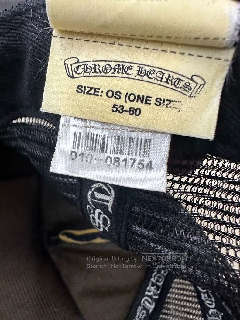 Chrome Hearts CHROME HEARTS Mesh Design Polyester and Cotton Duckbill Ca Size ONE SIZE - 4 Thumbnail