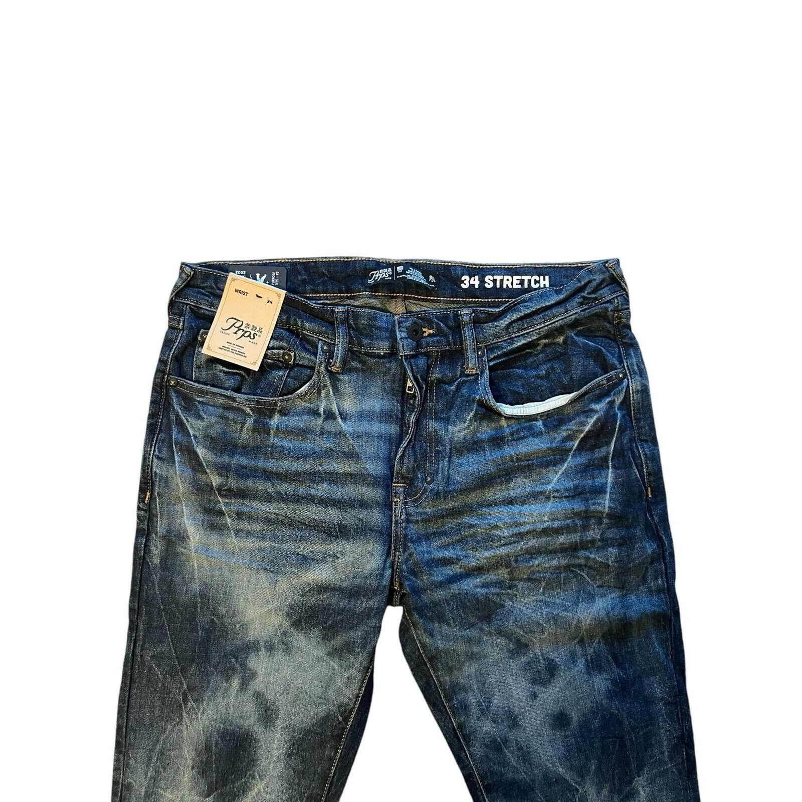 Prps PRPS Cayenne Skinny Fit Men's Stretch Jeans Blue Size 34/32 Size US 34 / EU 50 - 2 Thumbnail