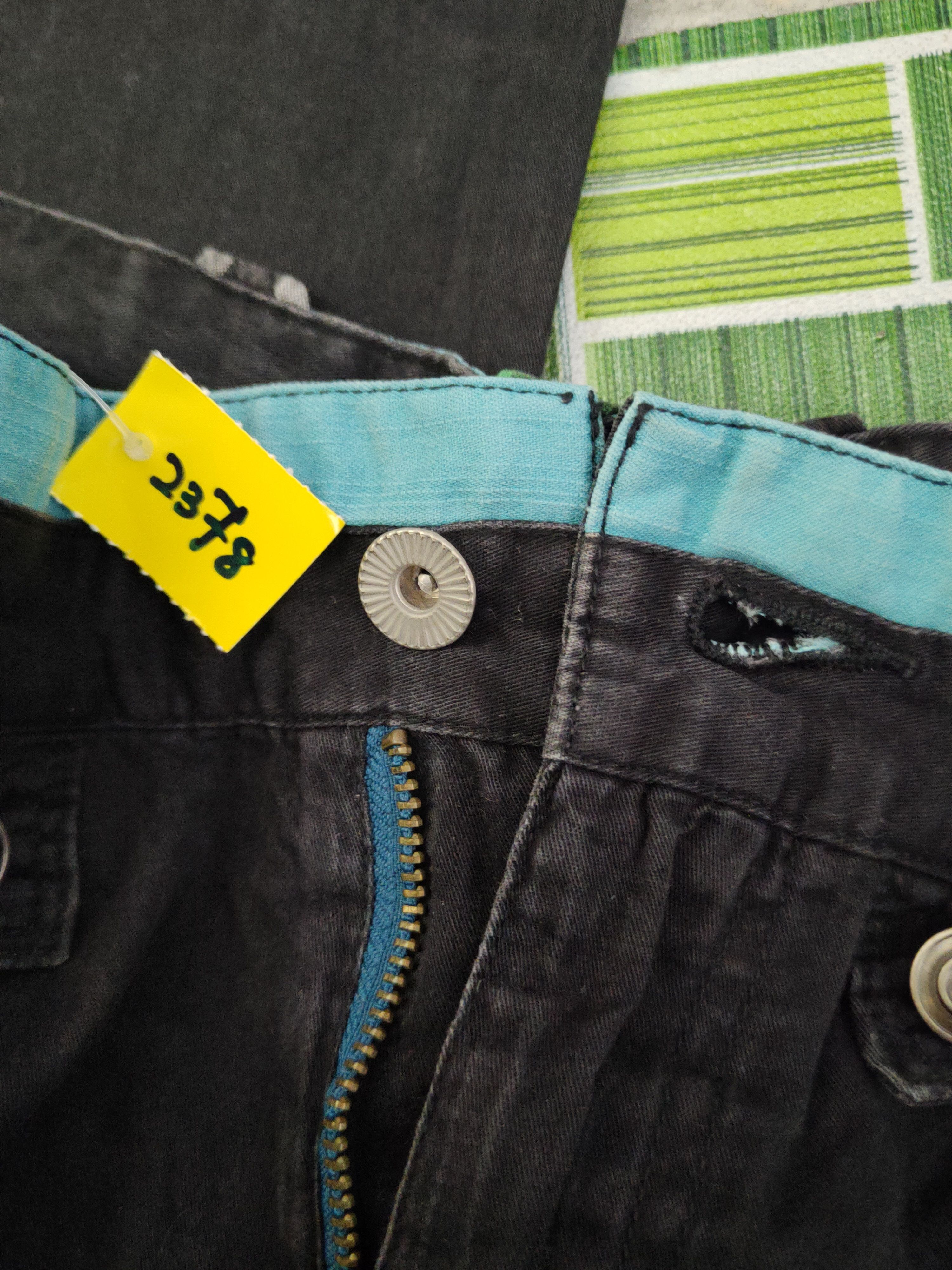 Japanese Brand DL Amp Black Multipocket Cargo Pants #2378 Size US 31 - 17 Thumbnail