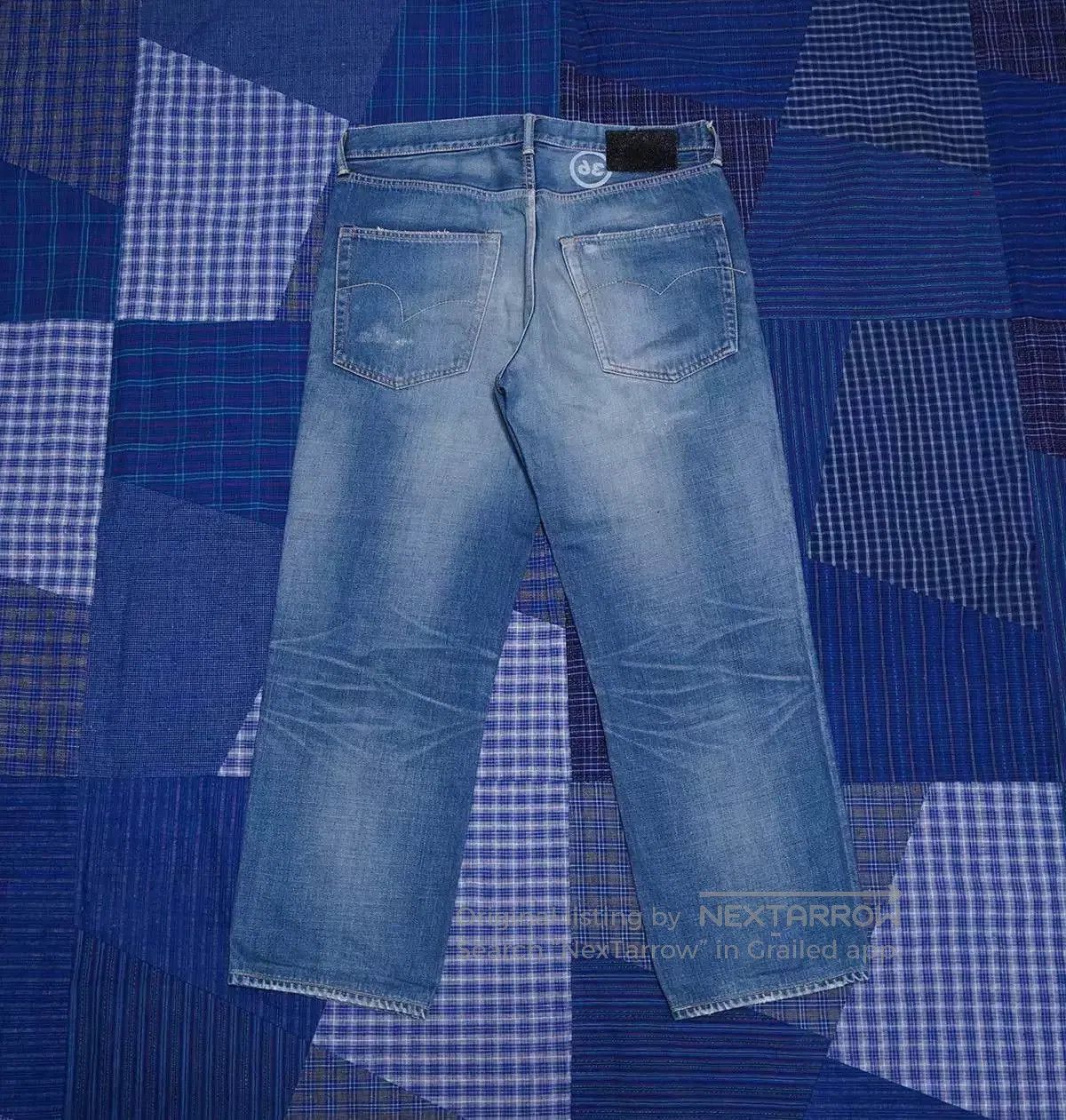 Visvim Visvim Fluxus Denim 01 Indigo Pants. Size US 36 / EU 52 - 2 Thumbnail