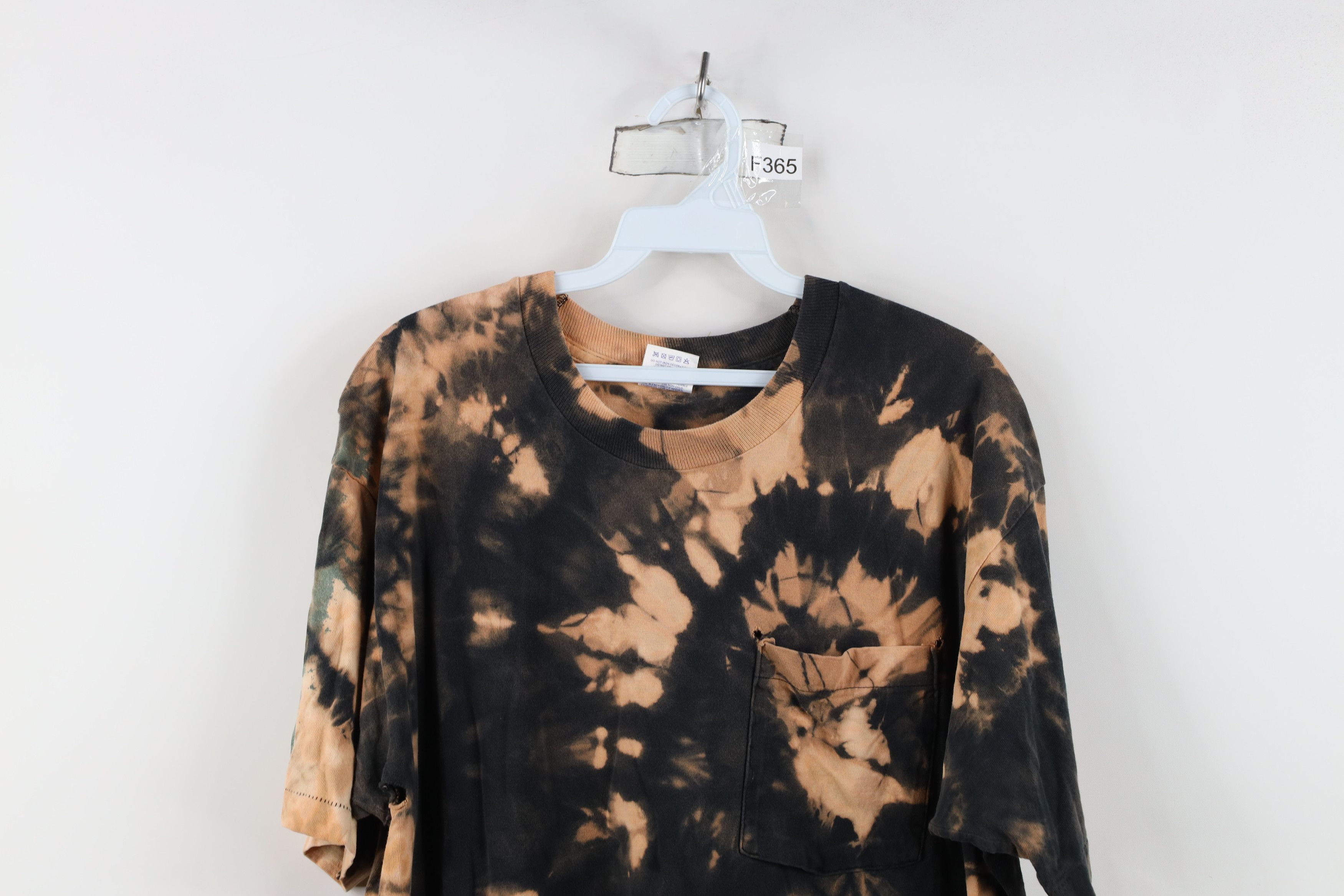 Vintage Vintage 90s Streetwear Blank Acid Wash Cotton T-Shirt USA Size US L / EU 52-54 / 3 - 2 Thumbnail