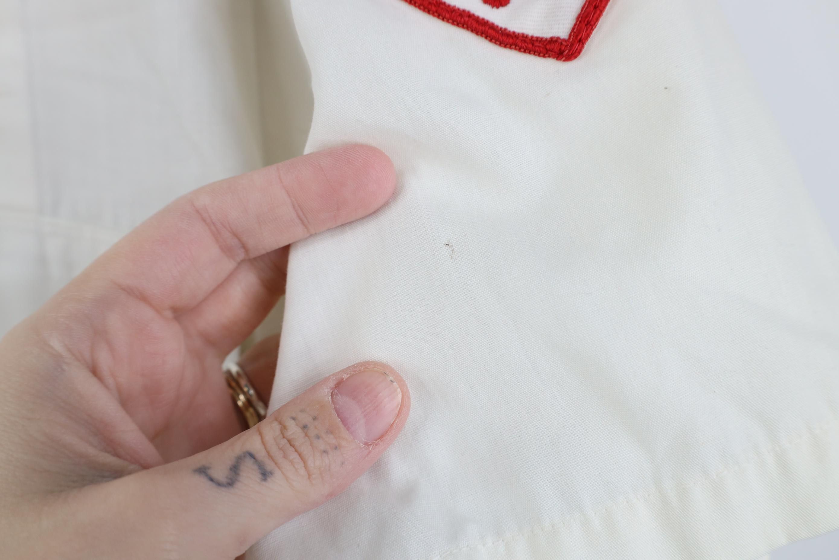 Vintage Vintage 70s Maumee Fire Department Button Shirt White USA Size US M / EU 48-50 / 2 - 4 Thumbnail